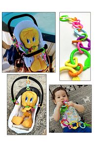 Zincir 17 Parça Oyun Halkası 60 Cm Eğlenceli Çıngırak Oyun Halkası ürün fotoğrafı