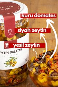 Zeytin Salatası 720 Gr(EV YAPIMI,%100 DOĞAL,KATKISIZ) ürün fotoğrafı