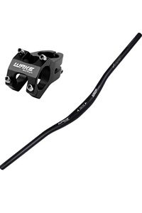 Wake Siyah Bisiklet Alümiyum Gidon+Boğaz 780mm 31,8mm Bisiklet Direksiyon + Boğaz ürün fotoğrafı