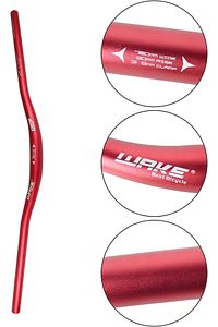 Wake Kırmızı Bisiklet Alümiyum Gidon+Boğaz 780mm 31,8mm Bisiklet Direksiyon + Boğaz ürün fotoğrafı