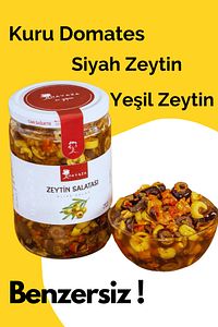 Zeytin Salatası 720 Gr(EV YAPIMI,%100 DOĞAL,KATKISIZ) ürün fotoğrafı