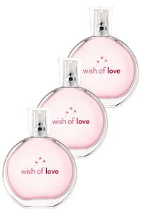 Wish Of Love Kadın Parfüm Edt 50 Ml. Üçlü Set ürün fotoğrafı