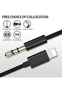 Iphone 7 8 X Max 11 12 13 14 Pro Promax Lightning To Aux Kablo Araç Kulaklık Ses Aux Dönüştürücü ürün fotoğrafı