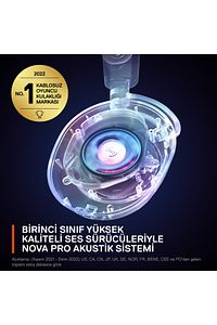 Arctis Nova Pro Wireless Gaming Kulaklık - Birinci Sınıf Hi-fi Ses Sürücüleri - 360 Uzamsal Ses ürün fotoğrafı