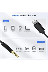 Iphone 7 8 X Max 11 12 13 14 Pro Promax Lightning To Aux Kablo Araç Kulaklık Ses Aux Dönüştürücü ürün fotoğrafı