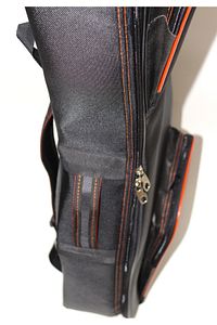 Profesyonel Su Geçirmez 20 Mm Pedli Gigbag Klasik Gitar Kılıfı Siyah ürün fotoğrafı
