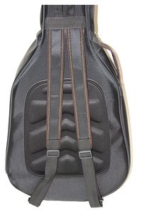 Profesyonel Su Geçirmez 20 Mm Pedli Gigbag Klasik Gitar Kılıfı Siyah ürün fotoğrafı