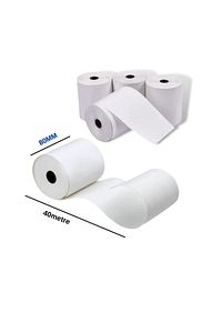 Termal Yazıcı Rulosu, Termal Adisyon Kağıdı 80*40 80mm X 40metre Adisyon Yazıcı Kağıdı (10LU) ürün fotoğrafı