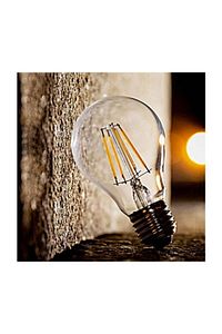 Rustik A60 Led Filament Ampul E27 Gün Işığı Aydınlatma Ampülü Led Ampül ürün fotoğrafı