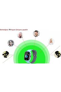 Çocuk Konum Takipli Sim Kart Girişli Lbs Ve Sos Özellikli Akıllı Saat - Pembe ürün fotoğrafı
