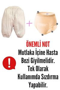 Sızdırmaz Koruyucu L Beden Hasta Külotu Hasta Bakım İç Çamaşırı ürün fotoğrafı