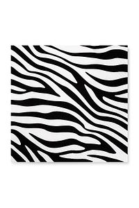 33x33 Cm Zebra Desenli 20'li Kare Beyaz Renkli Kağıt Peçete ürün fotoğrafı