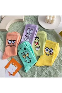 Unisex Desenli Kolej Çorap 5'li Extra Rahat ürün fotoğrafı