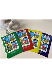 ŞEKİLLİ BOYAMA KİTABI VE PUZZLE SET+ OYUN HAMURU +12'Lİ BOYAMA KALEMİ ürün fotoğrafı