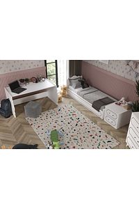 Hayal Modern Bebek Odası Takımı Beyaz - 3 Parçalı Tamamı 1. Kalite Mdf ürün fotoğrafı