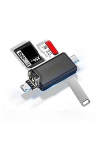Micro SD Kart Okuyucu Type C to USB 3.0 Çevirici OTG Hafıza Kartı Okuyucu Adaptör Micro SD Card ürün fotoğrafı