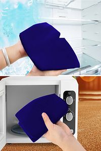 Mıgren Şapka Rahatlatıcı Isıtıcı Ped Sıcak Soğuk Kompres Termojel Buz Paket Bandaj(MAVİ) ürün fotoğrafı