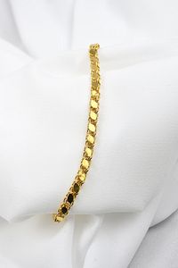 (3.5 GRAM) Ince Pullu Bileklik 22 Ayar Altın ürün fotoğrafı