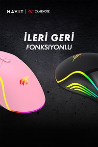 Gkcx MS1026 RGB Uyumlu Pembe Gaming Oyuncu Mouse 6400DPI New Desng 1017785 ürün fotoğrafı