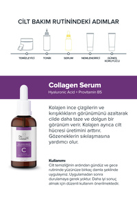 Kolajen, C Vitamini, Hyalüronik Asit Ve Koyu Leke Karşıtı Dörtlü Bakım Serum Seti (90 ML) ürün fotoğrafı