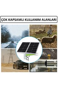 60 Watt Panelli Sim Kartlı Güneş Enerjili Dış Mekan Wifi Modem Seti ürün fotoğrafı