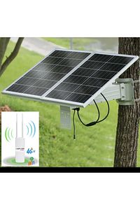 60 Watt Panelli Sim Kartlı Güneş Enerjili Dış Mekan Wifi Modem Seti ürün fotoğrafı