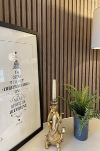 Exclusıve 7610 Lambri Panel Ahşap Duvar Çıtası Desenli Duvar Kağıdı 5,30 M² ürün fotoğrafı