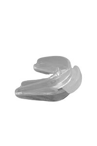 Double Şeffaf Dragon Dişlik Profesyonel Çift Damak Dişliği ve Kutusu Premium Mouth Guard ürün fotoğrafı