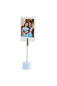 Instax mini 12 Mavi Fotoğraf Makinesi-10'lu Film-Kıskaçlı Stand-PVC Albüm ve Simli Pleksi Kılıf Seti ürün fotoğrafı