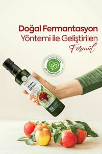Elma Sirkesi Doğal Fermantasyon Apple Cider Vinegar 500 Ml ürün fotoğrafı