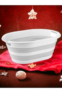 Vera Bath Katlanır Çamaşır Sepeti Magic Akordeon Katlanır Çamaşır Selesi ürün fotoğrafı