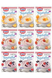Dr.Oetker Yogotella Çilekli & Muzlu x 3 Adet + Kayısılı & Şeftalili x 3 Adet+ Orman Meyveli x3 Adet ürün fotoğrafı