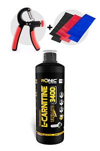 L - Carnitine 3400 Ultimate Thermogenic 1000 ml (BÖĞÜRTLEN AROMALI) El Yayı Ve Plates Bandı Hediyeli ürün fotoğrafı