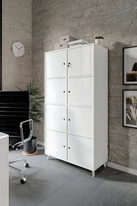 Punto Kilitli Dosya, Klasör Evrak, Ofis Dolabı Beyaz - Tamamı MDF ürün fotoğrafı