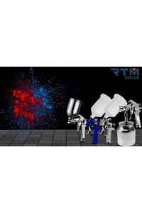 H-2000 Gölge Tabancası 150 Cc / 0,8 Mm Üstten Depolu Metal Tabancalı "" 0,8 Mm ürün fotoğrafı