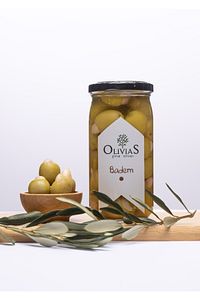 Badem Dolgulu - Bademli Yeşil Zeytin 370 Cc (200-220 GR) ürün fotoğrafı