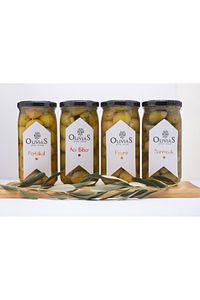Badem Dolgulu - Bademli Yeşil Zeytin 370 Cc (200-220 GR) ürün fotoğrafı