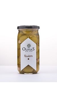 Badem Dolgulu - Bademli Yeşil Zeytin 370 Cc (200-220 GR) ürün fotoğrafı