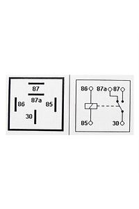 12v Mini Şeffaf Röle 5 Uçlu 40 Amper (2 Adet) ürün fotoğrafı
