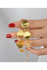 14 gr (GRAM) 6 Çeyrekli Künye 22 Ayar Altın ürün fotoğrafı