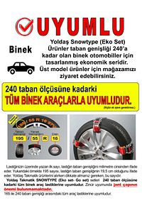 Snowtype Kar Zinciri 6lı Eko Set Yg6 ürün fotoğrafı