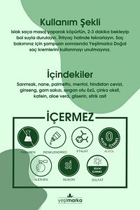 Doğal Dökülme Karşıtı Şampuan- Organik Içerikli- Vegan- Sülfatsız- Silikonsuz- Parabensiz ürün fotoğrafı