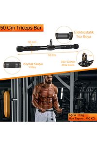 Calisma Istasyonlari - Fitness Aparat - Triceps Halati - Vücut Geliştirme Istasyonu - Aparat Seti ürün fotoğrafı