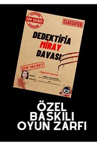 Dedektiflik Suçluyu Bulma Dedektif Oyunu Gizemli Davalar Miray Davası ürün fotoğrafı