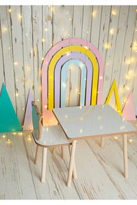Çocuk Oyun Etkinlik Masası-montessori Aktivite Masası-çocuk Çalışma Masa Ve Sandalye ürün fotoğrafı