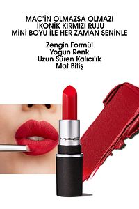 Kadın Kırmızı Mini Ruj Ruby Woo 1.8 gr 773602577835 ürün fotoğrafı