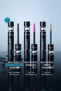 M·a·cstack Waterproof Suya Dayanıklı Maskara - Black Stack - 12ml ürün fotoğrafı