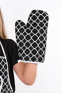 Trendy 3lü Set Su Geçirmez Mutfak Önlüğü Çeyiz Seti Isıya Dayanıklı Fırın Eldiveni Ve Tutacak Takımı ürün fotoğrafı