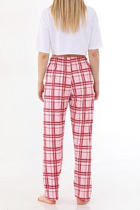 Ekose Baskılı Pamuklu Unisex Relaxed Kalıp Pijama ürün fotoğrafı