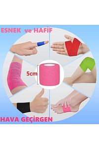 Kendine Yapışan Bandaj 5 Cm X 4,5 M Koban Bandaj ürün fotoğrafı